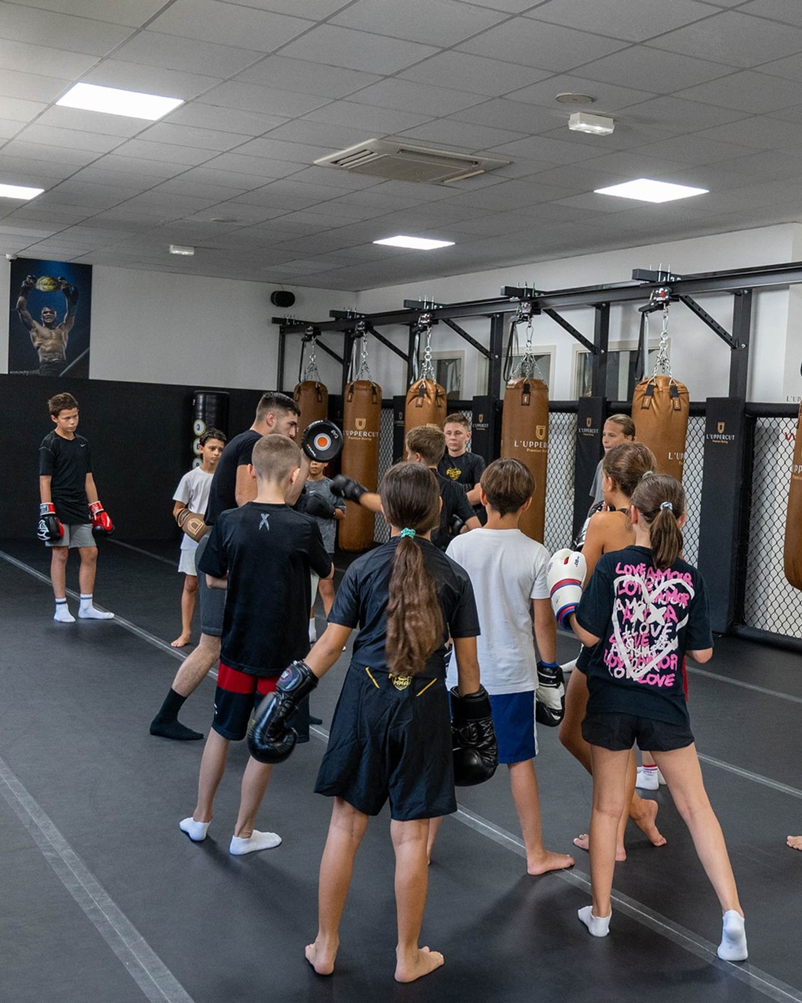 Cours de boxe pour enfants à L'Uppercut
